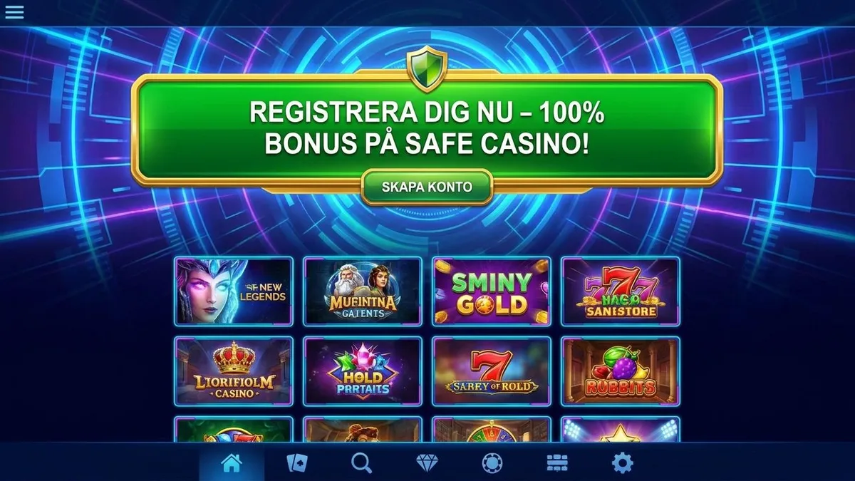 Registrera dig med bonus